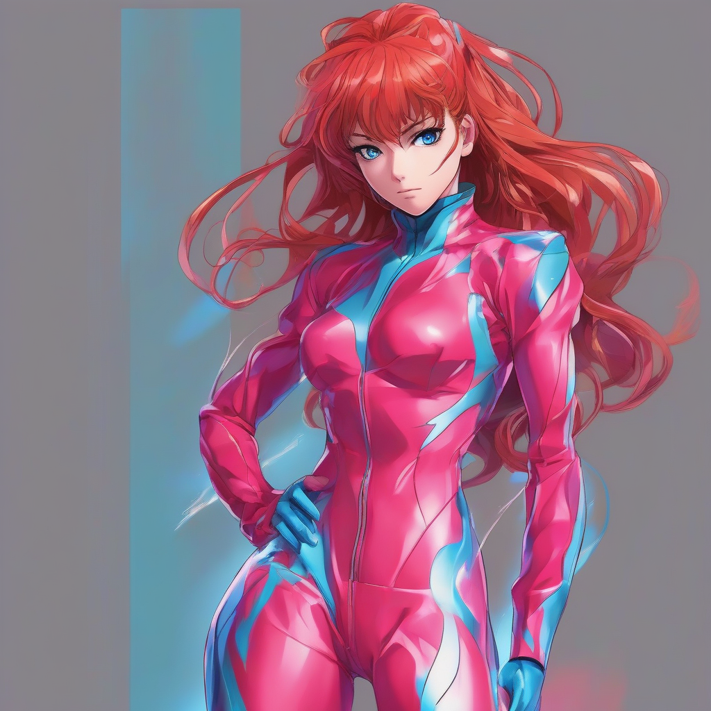 Asuka_wears_a_neon_pink_jumpsuit_and_electric_blue_boots_4.png