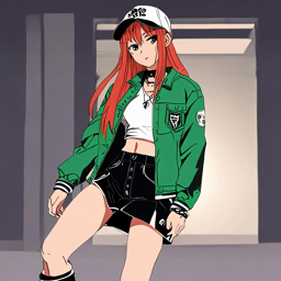 Asuna_Yuuki_wears_a_black_denim_jacket_graphic_tee_and_distressed_denim_skirt_with_chunky_sneakers_3_small.png