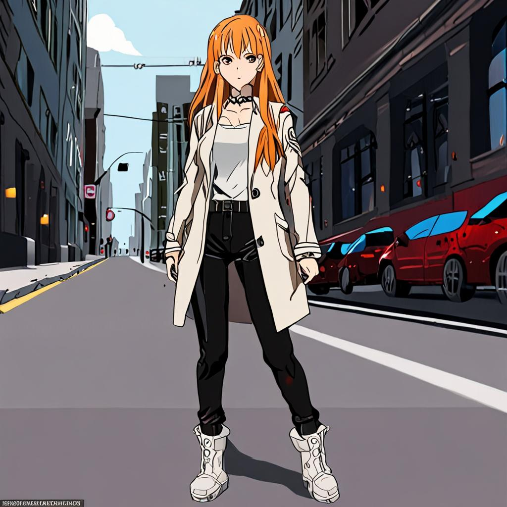Asuna_Yuuki_wears_a_black_jumpsuit_and_neon_green_boots_1.png
