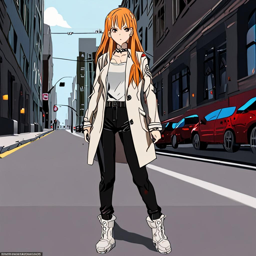 Asuna_Yuuki_wears_a_black_jumpsuit_and_neon_green_boots_1_small.png
