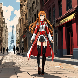 Asuna_Yuuki_wears_a_burgundy_top_and_gray_skirt_in_Paris_1_small.png