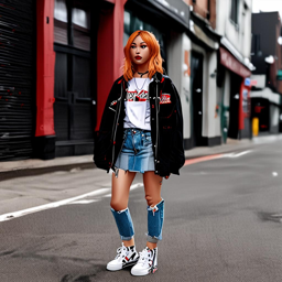 Asuna_Yuuki_wears_a_plaid_skirt_graphic_tee_and_denim_jacket_3_small.png