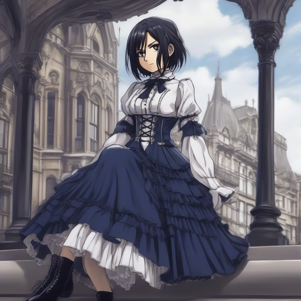 Mikasa_Ackerman_wears_a_Victorian-inspired_Gothic_Lolita_outfit_4.png