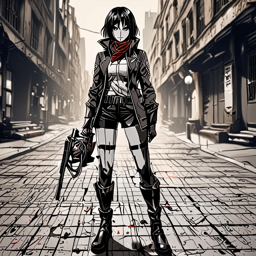 Mikasa_Ackerman_wears_a_black_and_white_graphic_t-shirt_and_distressed_denim_jeans_1_small.png