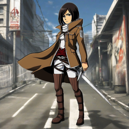 Mikasa_Ackerman_wears_a_black_leather_jacket_distressed_jeans_and_chunky_sneakers_2_small.png