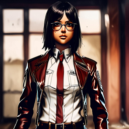 Mikasa_Ackerman_wears_a_leather_jacket_emerald_green_ball_gown_and_oversized_sunglasses_1_small.png