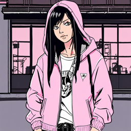 Mikasa_Ackerman_wears_a_pastel_pink_hoodie_and_distressed_denim_jeans_3_small.png