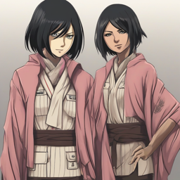 Mikasa_Ackerman_wears_a_pastel_pink_kimono_metallic_silver_boots_and_a_black_leather_jacket_2_small.png