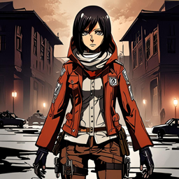 Mikasa_wears_a_black_and_green_leopard_print_jumpsuit_1_small.png
