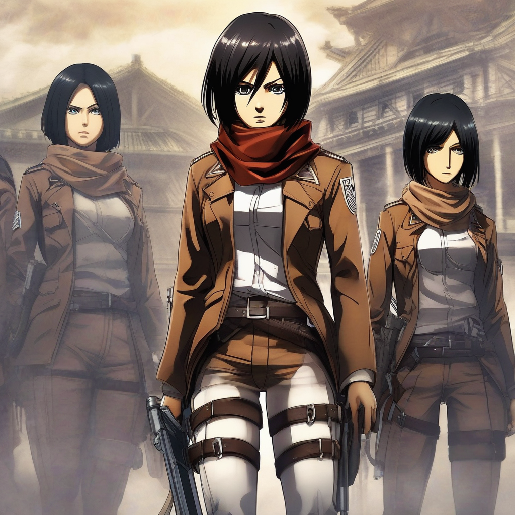 Mikasa_wears_a_black_and_green_leopard_print_jumpsuit_2.png