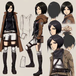 Mikasa_wears_a_black_and_white_graphic_tee_distressed_jeans_and_a_hot_pink_windbreaker_jacket_2_small.png