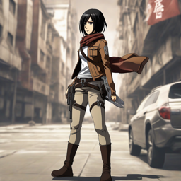 Mikasa_wears_a_black_graphic_t-shirt_denim_jeans_and_a_denim_jacket_with_a_silver_choker_2_small.png