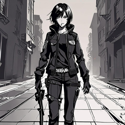 Mikasa_wears_a_black_graphic_tee_denim_jeans_boots_and_a_faux_leather_jacket_1_small.png