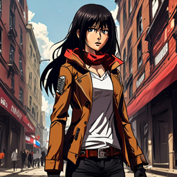 Mikasa_wears_a_black_graphic_tee_distressed_denim_and_a_faux_fur-trimmed_jacket_1_small.png