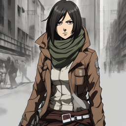 Mikasa_wears_a_black_graphic_tee_distressed_denim_and_a_faux_fur-trimmed_jacket_2_small.png