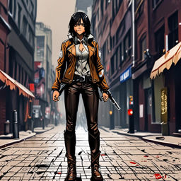 Mikasa_wears_a_black_leather_jacket_denim_jeans_and_Vans_sneakers_1_small.png