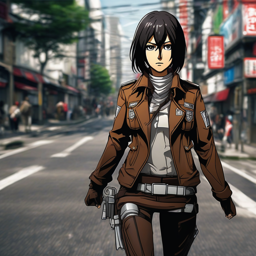 Mikasa_wears_a_black_leather_jacket_denim_jeans_and_Vans_sneakers_2_small.png