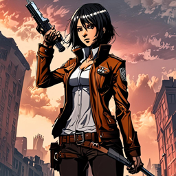Mikasa_wears_a_black_leather_jacket_red_skirt_and_heeled_boots_1_small.png