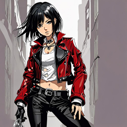 Mikasa_wears_a_black_leather_jacket_red_skirt_and_heeled_boots_3_small.png