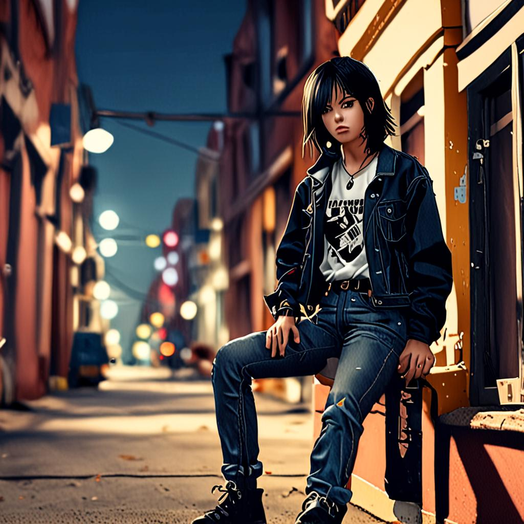 Mikasa_wears_a_flannel_shirt_band_tee_and_mom_jeans_3.png