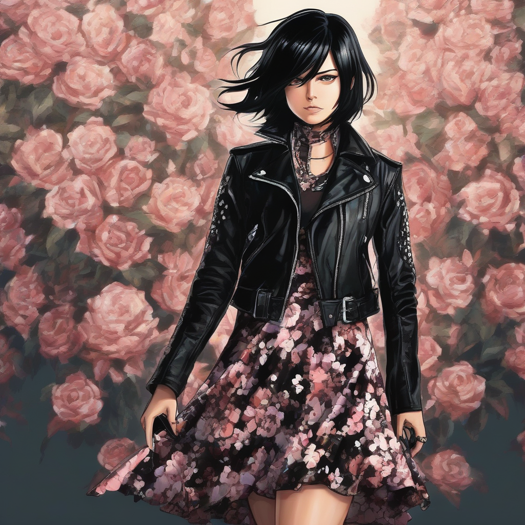 Mikasa_wears_a_floral_dress_and_leather_jacket_4.png