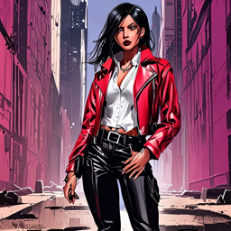 Mikasa_wears_a_hot_pink_leather_jacket_and_metallic_silver_jeans_3_small.png