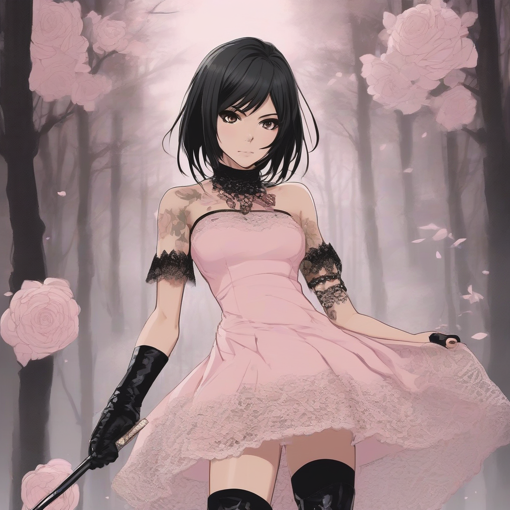 Mikasa_wears_a_pastel_pink_dress_and_black_boots_4.png