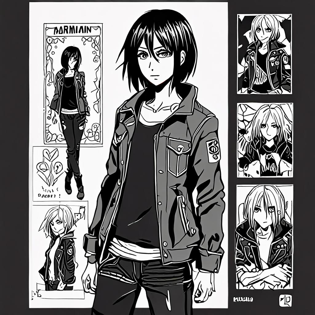 Mikasa_wears_a_streetwear_outfit_with_a_Rebel_Heart_t-shirt_3.png