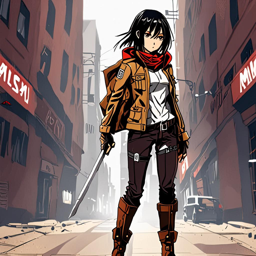 Mikasa_wears_a_streetwear_outfit_with_a_denim_jacket_graphic_tee_and_Vans_sneakers_1_small.png