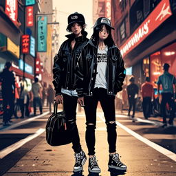 Mikasa_wears_a_streetwear_outfit_with_a_graphic_t-shirt_jeans_and_Vans_3_small.png