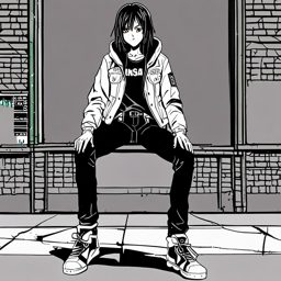Mikasa_wears_a_streetwear_outfit_with_a_graphic_tee_distressed_jeans_and_Nike_sneakers_3_small.png