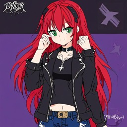 Rias_Gremory_wears_a_streetwear_outfit_with_a_graphic_t-shirt_distressed_denim_jeans_and_Adidas_sneakers_3_small.png