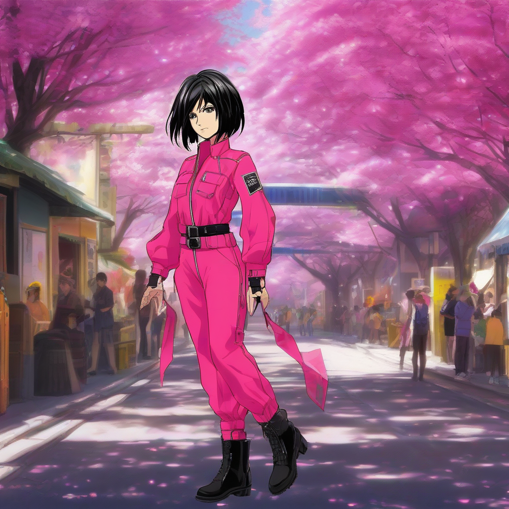 Mikasa_Ackerman_wears_a_neon-pink_jumpsuit_4.png