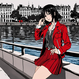 Mikasa_wears_a_Breton_shirt_red_skirt_and_black_boots_in_Paris_3_small.png
