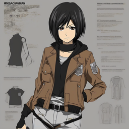 Mikasa_wears_a_black_graphic_t-shirt_distressed_jeans_and_combat_boots_2_small.png