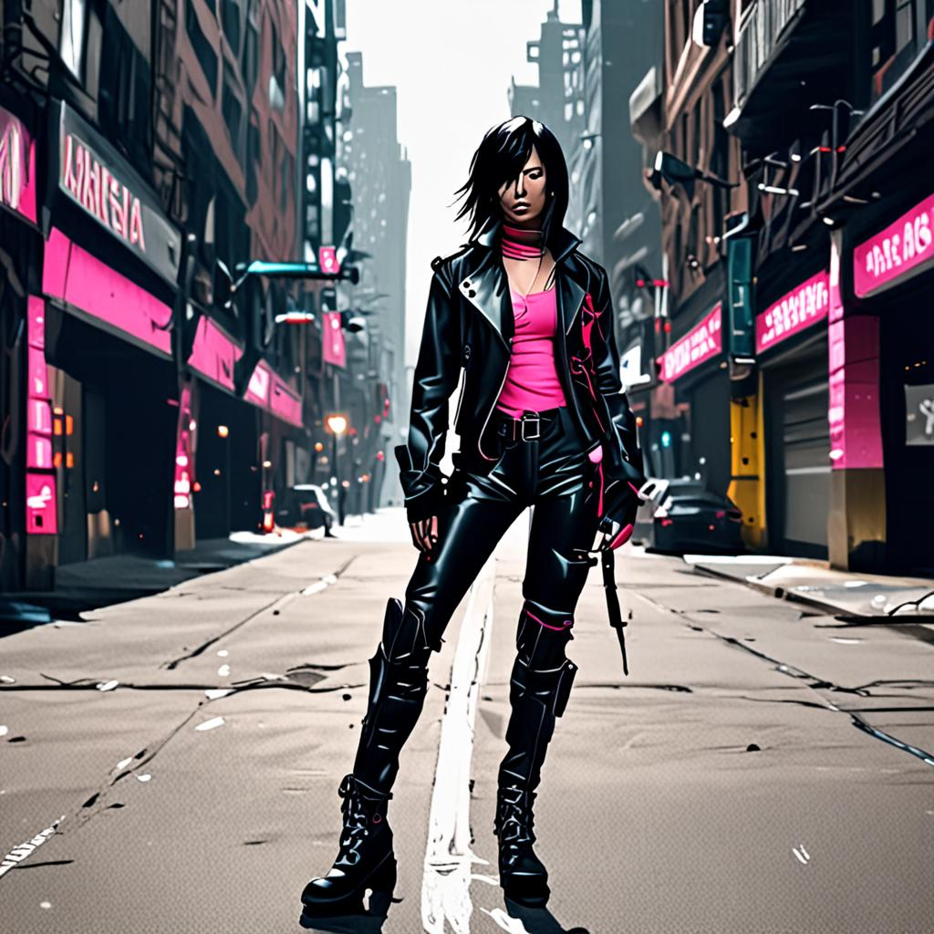 Mikasa_wears_a_black_leather_jumpsuit_and_neon_pink_hair_3.png