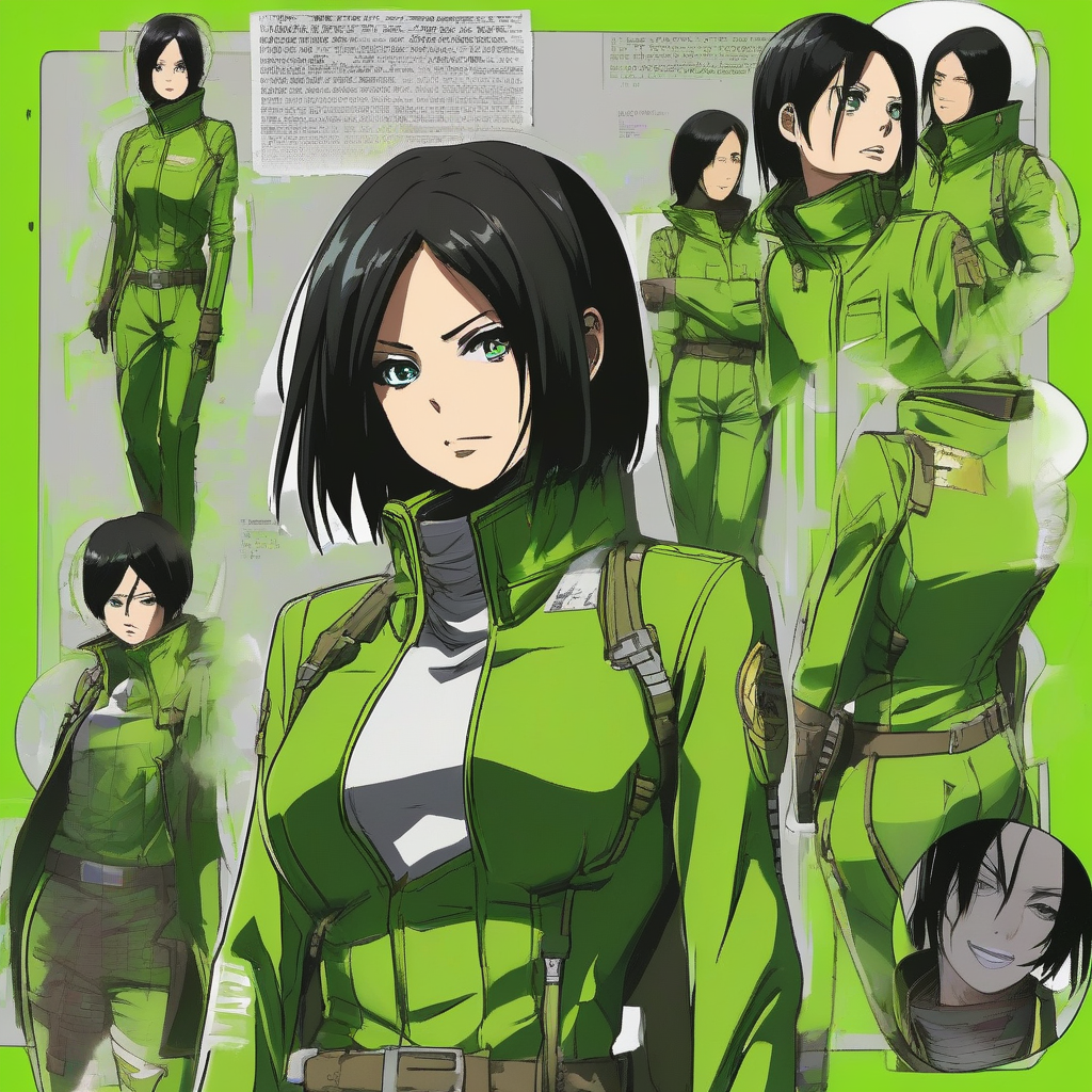 Mikasa_wears_a_neon-green_jumpsuit_with_gold_accessories_2.png