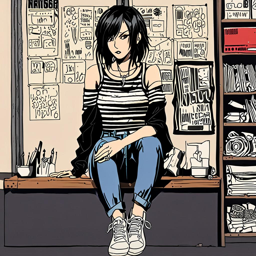 Mikasa_wears_a_trendy_outfit_with_a_striped_top_jeans_and_Vans_3_small.png