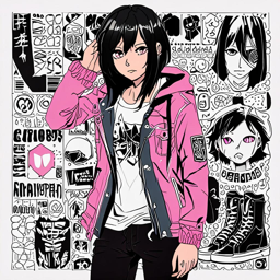 Mikasa_Ackerman_wears_a_black_denim_jacket_graphic_tee_and_distressed_denim_jeans_with_Vans_sneakers_3_small.png