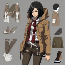 Mikasa_Ackerman_wears_a_black_graphic_tee_distressed_denim_and_leather_jacket_2_small.png