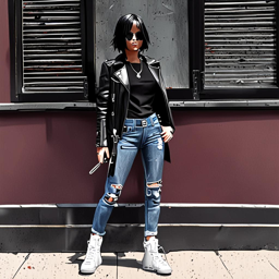 Mikasa_Ackerman_wears_a_black_graphic_tee_distressed_denim_and_leather_jacket_3_small.png