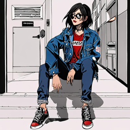 Mikasa_Ackerman_wears_a_denim_jacket_graphic_tee_ripped_jeans_and_Vans_sneakers_3_small.png