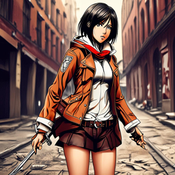 Mikasa_Ackerman_wears_a_leather_jacket_white_blouse_distressed_denim_jeans_and_combat_boots_1_small.png