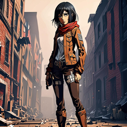 Mikasa_wears_a_black_and_white_graphic_hoodie_and_distressed_denim_jeans_1_small.png