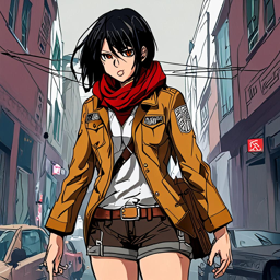 Mikasa_wears_a_black_graphic_t-shirt_distressed_denim_jeans_and_Vans_sneakers_1_small.png
