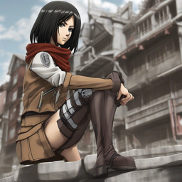 Mikasa_wears_a_black_jacket_jeans_and_Vans_sneakers_with_a_red_bandana_2_small.png
