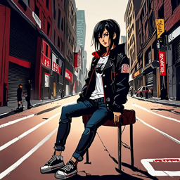 Mikasa_wears_a_black_jacket_jeans_and_Vans_sneakers_with_a_red_bandana_3_small.png