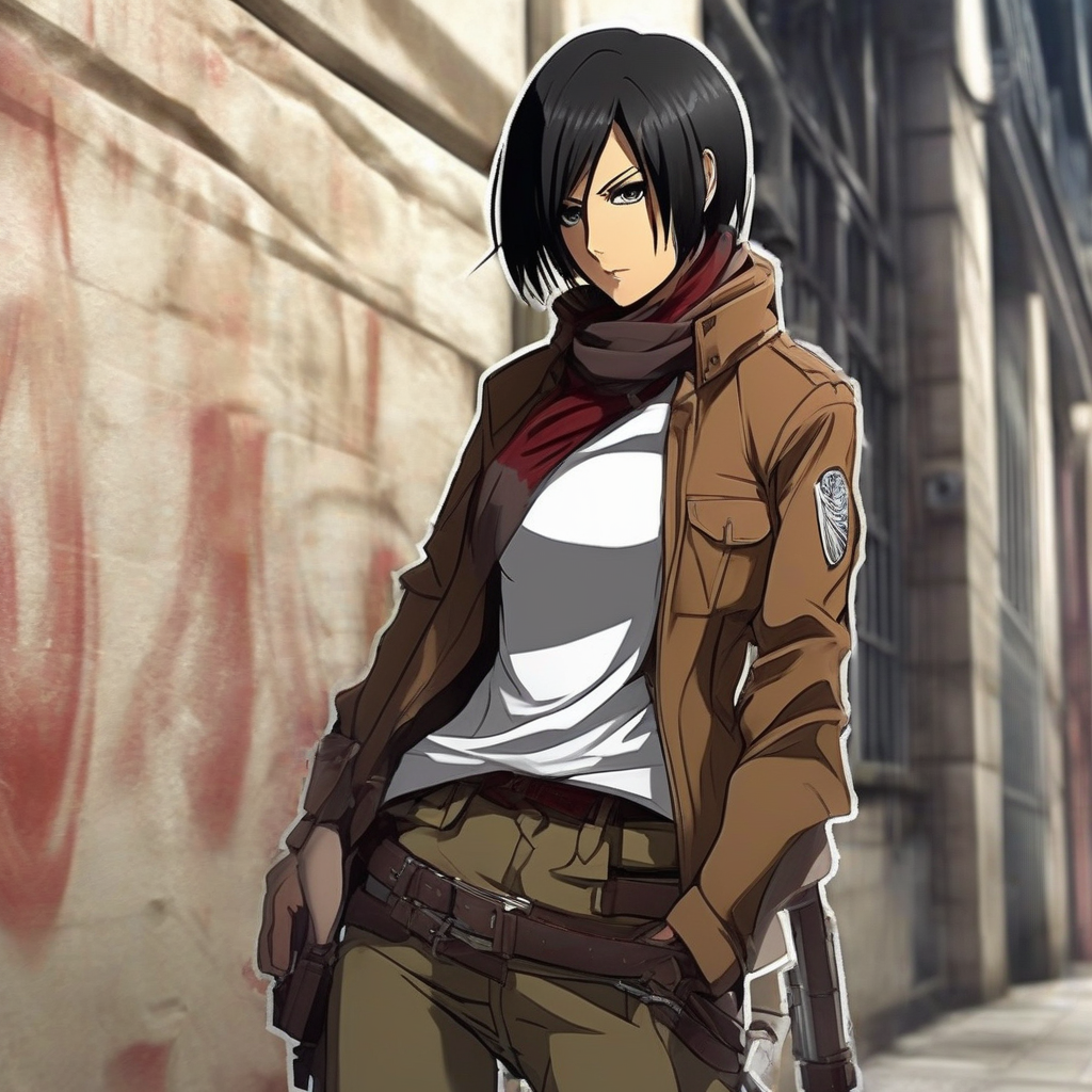 Mikasa_wears_pink_hoodie_jeans_and_sneakers_2.png