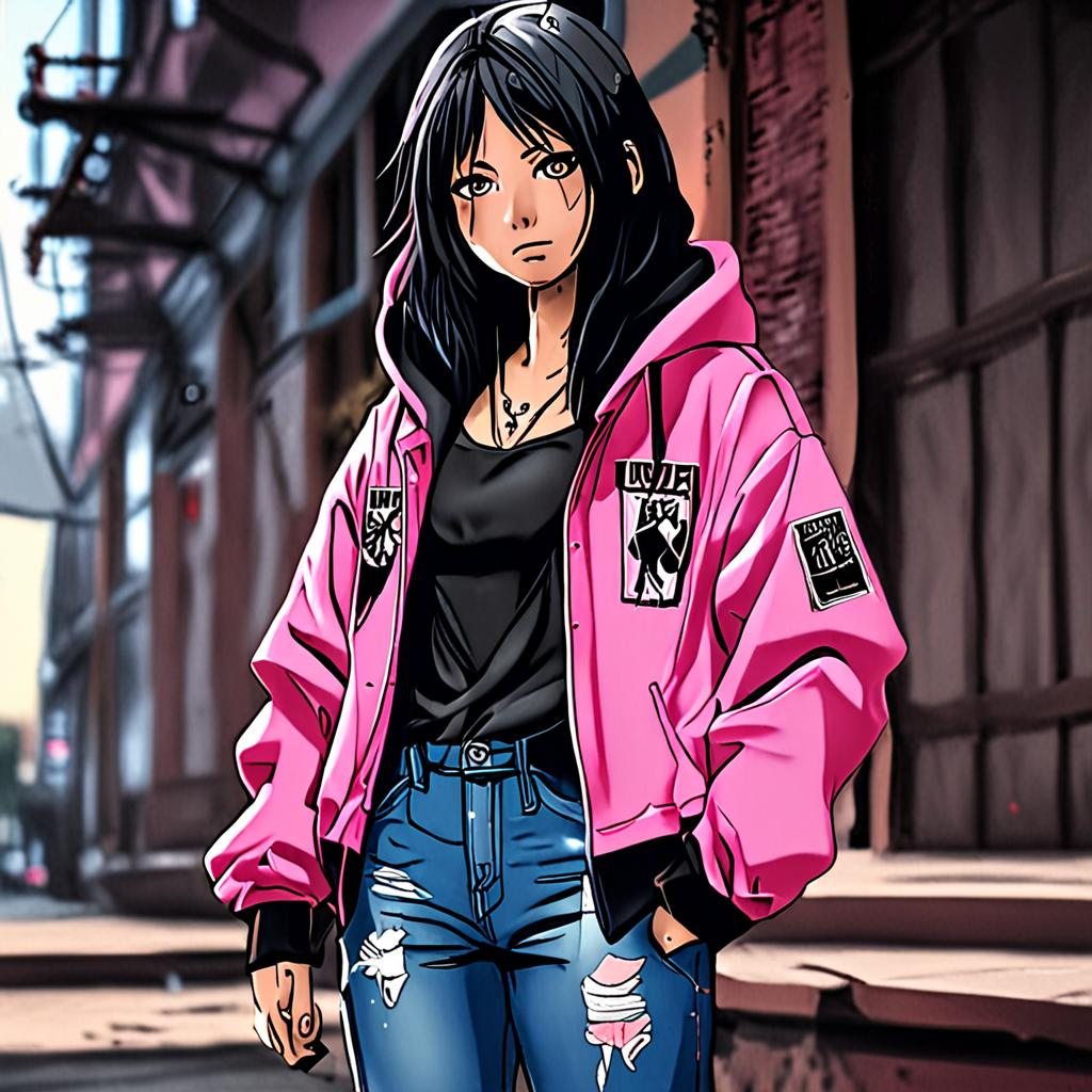 Mikasa_wears_pink_hoodie_jeans_and_sneakers_3.png