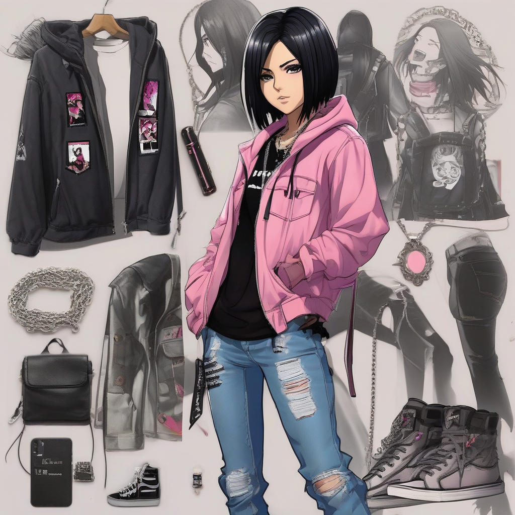 Mikasa_wears_pink_hoodie_jeans_and_sneakers_4.png